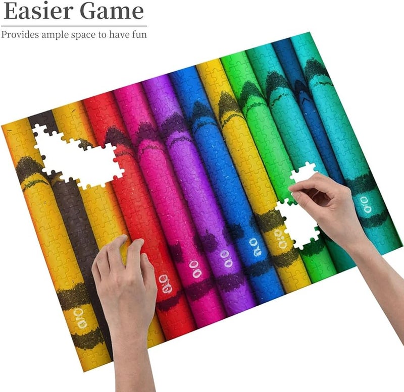 Phayah 500 قطعة من أقلام التلوين الملونة لغز للكبار ديكور المنزل هدية عيد الميلاد - Image 3